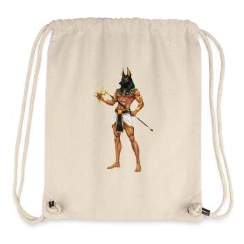 Guerrier Anubis avec cosplay d’Ankh - Sac à cordon recyclé Stanley/Stella - blanc naturel - Devant