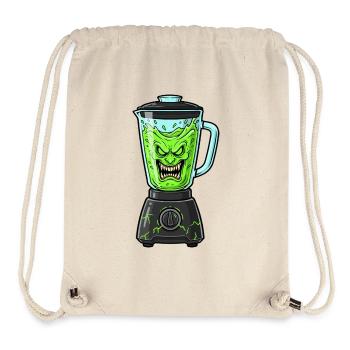 Green Monster Face Slime Blender - Stanley/Stella Recycled Gym Bag - natural - Front
