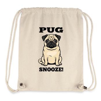 Pug Dog Pug Snooze Canine Companion - Stanley/Stella Recycled Gym Bag - natural - Front
