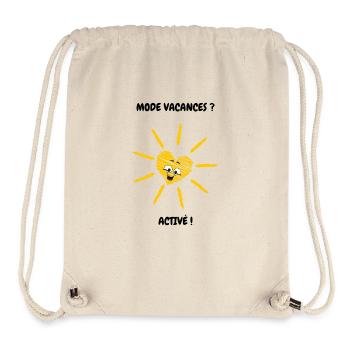 Active vacation mode - Stanley/Stella Recycled Gym Bag - natural - Front