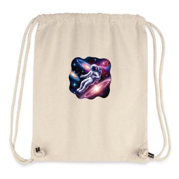Astronaut Dreaming - Cosmic Galaxy Adventure - Stanley/Stella Recycled Gym Bag - natural - Front