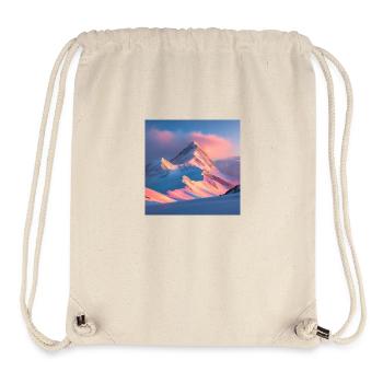 Mountain Range - Stanley/Stella recycelter Gym Bag - Naturweiß - Vorne
