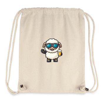Sheep Ski Beer - Stanley/Stella Recycled Gym Bag - natural - Front