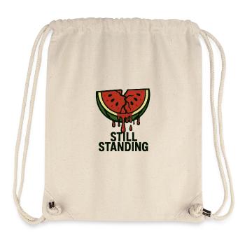 Watermelon - Still Standing - Stanley/Stella Recycled Gym Bag - natural - Front
