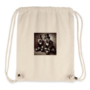 Gentlemen Bulldogs - Stanley/Stella recycelter Gym Bag - Naturweiß - Vorne