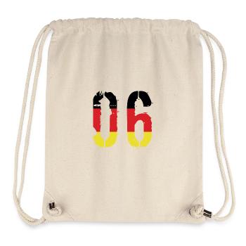 Maillot 6 numéros Allemagne - Sac à cordon recyclé Stanley/Stella - blanc naturel - Devant