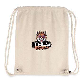 Italien 2024 Party Fuchs - Stanley/Stella recycelter Gym Bag - Naturweiß - Vorne