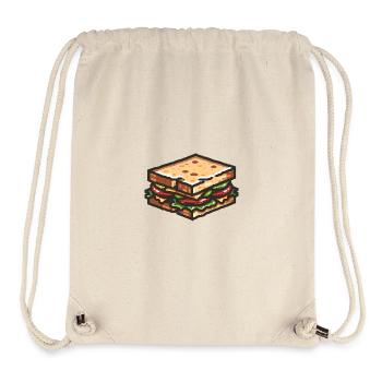 Sandwich Pixel Gamer - Stanley/Stella Recycled Gym Bag - natural - Front
