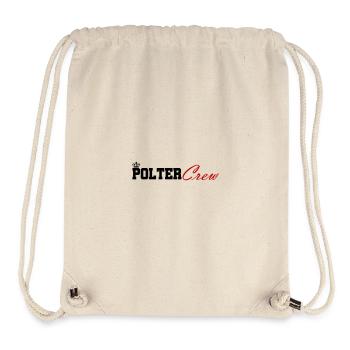 Polter Crew Verlobung Hochzeit - Stanley/Stella recycelter Gym Bag - Naturweiß - Vorne