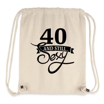 40 and still sexy / 40 and still sexy - Stanley/Stella Recycled Gym Bag - natural - Front