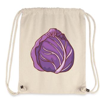 Red cabbage head Blue cabbage red cabbage Blue cabbage - Stanley/Stella Recycled Gym Bag - natural - Front