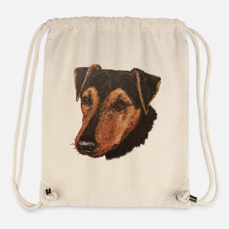 Chasseur Portrait - Sac à cordon recyclé Stanley/Stella - blanc naturel