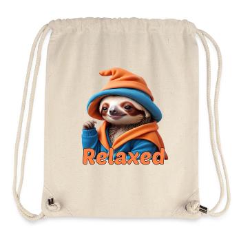 Sloth - Stanley/Stella Recycled Gym Bag - natural - Front