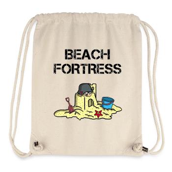 Strandfestung - Stanley/Stella recycelter Gym Bag - Naturweiß - Vorne