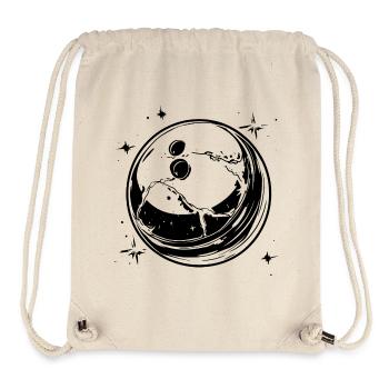 Bowling Cartoon Look - Stanley/Stella Recycled Gym Bag - natural - Front