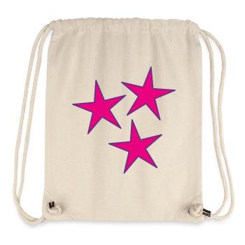STAR. STARS. CHRISTMAS. CHRISTMAS ISLAND. NEW YEAR'S DAY - Stanley/Stella Recycled Gym Bag - natural - Front