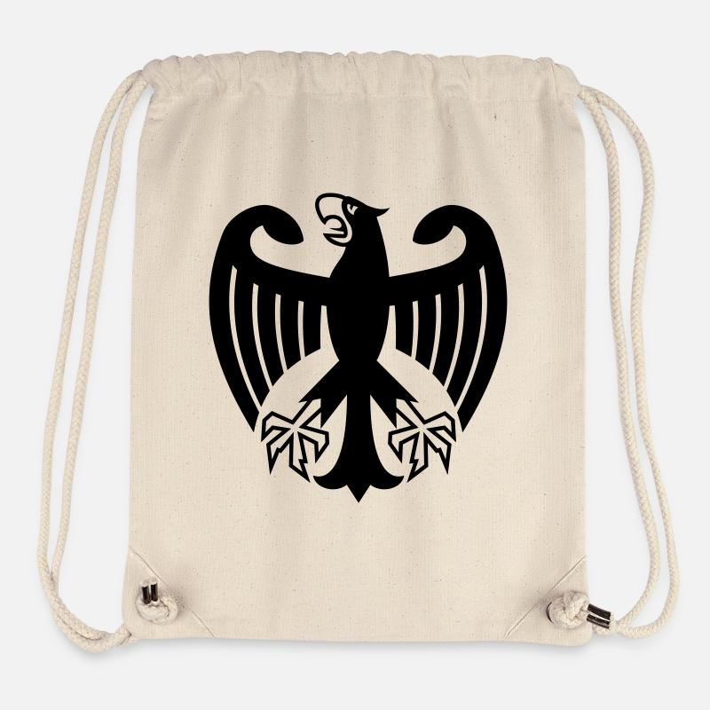 Germany Eagle - Stanley/Stella Recycled Gym Bag - natural