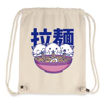 Ramen Cat Club - Stanley/Stella Recycled Gym Bag - natural - Front