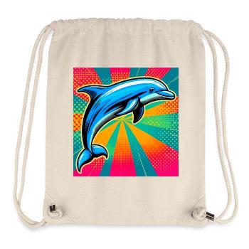 Delfin - Stanley/Stella recycelter Gym Bag - Naturweiß - Vorne