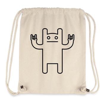 Monster Rock – Festival Comic Kawaii - Stanley/Stella recycelter Gym Bag - Naturweiß - Vorne