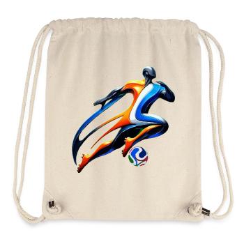 Colorful Sprint: Niederländischer Fußballheld - Stanley/Stella recycelter Gym Bag - Naturweiß - Vorne