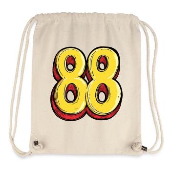 88 Number Colorful - Stanley/Stella Recycled Gym Bag - natural - Front