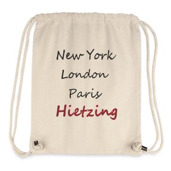 Städtische Manschrift NY, London, Paris, Hietzing - Stanley/Stella Recycled Gym Bag - natural - Front