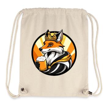 Fuchs Bier Lustig - Stanley/Stella recycelter Gym Bag - Naturweiß - Vorne