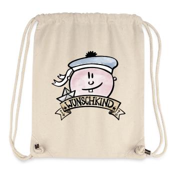 Wunschkind / Baby / Seemann / Ahoi / Geburt / Boot - Stanley/Stella recycelter Gym Bag - Naturweiß - Vorne