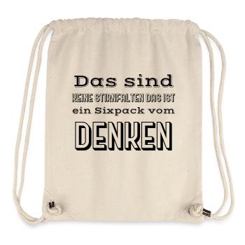 Funny sayings - Stanley/Stella Recycled Gym Bag - natural - Front