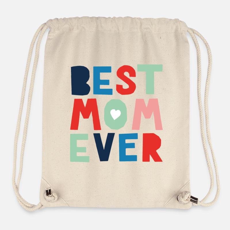 Best Mom Ever - Stanley/Stella recycelter Gym Bag - Naturweiß
