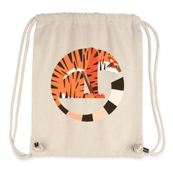Tiger - Stanley/Stella recycelter Gym Bag - Naturweiß - Vorne