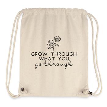 Grow Through What You Go Through - Stanley/Stella Recycled Gym Bag - natural - Front