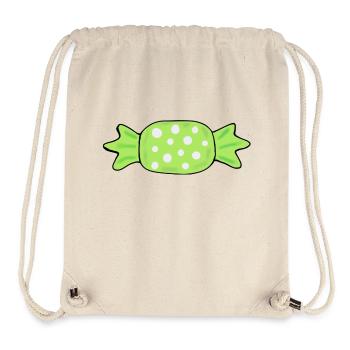 Süßigkeiten Bonbons grün - Stanley/Stella recycelter Gym Bag - Naturweiß - Vorne