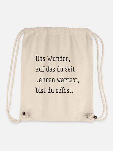Das Wunder - Stanley/Stella recycelter Gym Bag - Naturweiß
