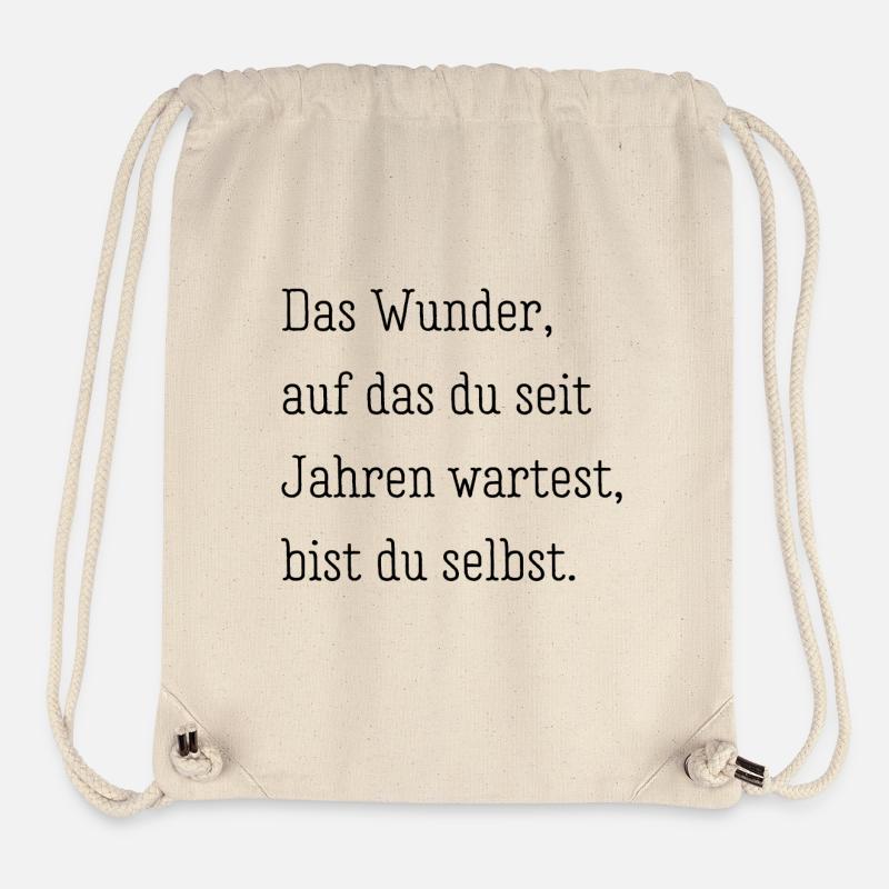 Das Wunder - Stanley/Stella recycelter Gym Bag - Naturweiß