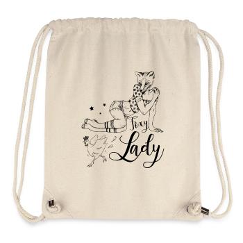 Foxy Lady - Sac à cordon recyclé Stanley/Stella - blanc naturel - Devant