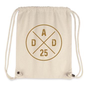 Dad 25 Grunge Baby Vatertag Papa 2025 Geschenk - Stanley/Stella recycelter Gym Bag - Naturweiß - Vorne