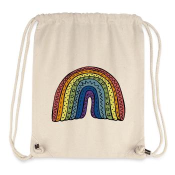Big Rainbow - Stanley/Stella Recycled Gym Bag - natural - Front