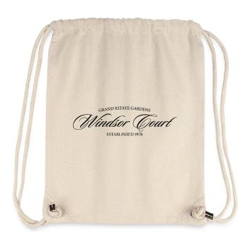 Windsor Court – Eleganter Vintage Streetstyle - Stanley/Stella recycelter Gym Bag - Naturweiß - Vorne
