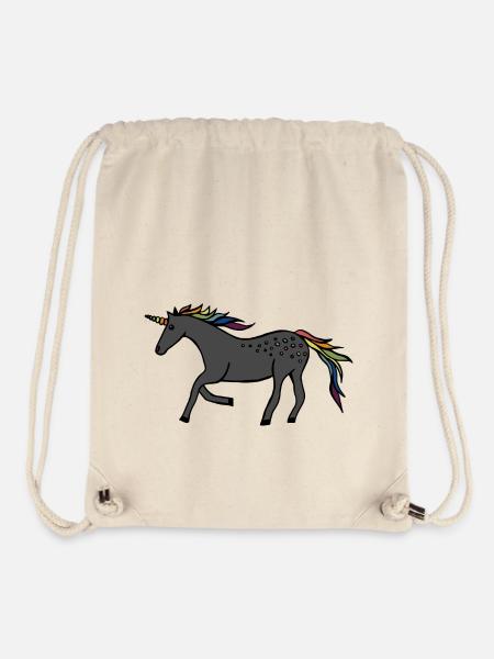 Fast Unicorn - Stanley/Stella Recycled Gym Bag - natural