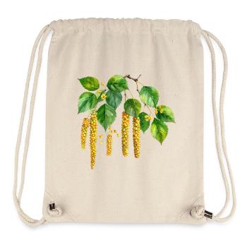 silver birch - watercolor - Stanley/Stella Recycled Gym Bag - natural - Front