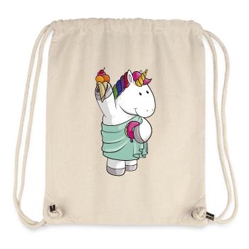 Liberté Unicorn Comic - Sac à cordon recyclé Stanley/Stella - blanc naturel - Devant
