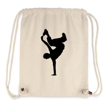 Breakdancing Breaking B-Boying B-Girling Hip-Hop - Stanley/Stella Recycled Gym Bag - natural - Front