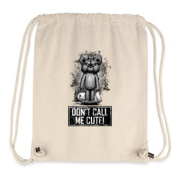 Teddy - Don't Call Me Cute - Stanley/Stella Recycled Gym Bag - natural - Front
