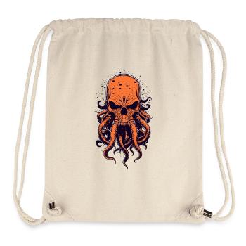T Shirt Design Oktoskull - Stanley/Stella recycelter Gym Bag - Naturweiß - Vorne