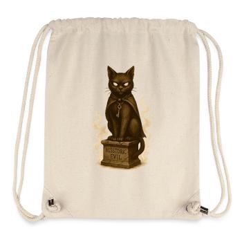 Masque Magique Chat Noir - Sac à cordon recyclé Stanley/Stella - blanc naturel - Devant