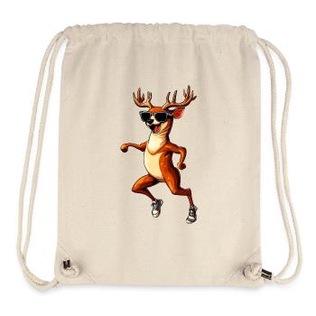 Laughing Deer - Stanley/Stella Recycled Gym Bag - natural - Front