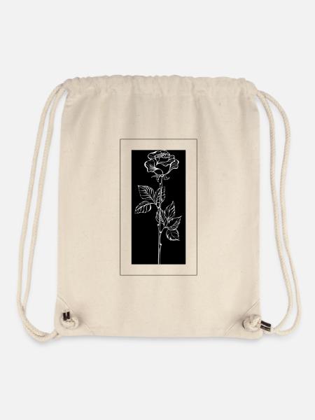 Contrast Blossom - Stanley/Stella Recycled Gym Bag - natural