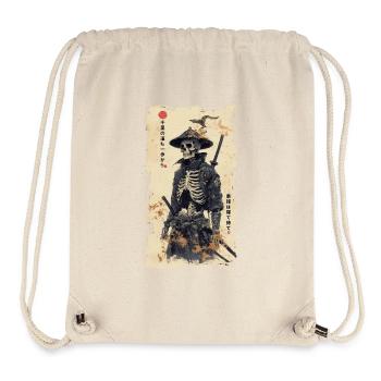 Skeleton Samurai - Stanley/Stella recycelter Gym Bag - Naturweiß - Vorne